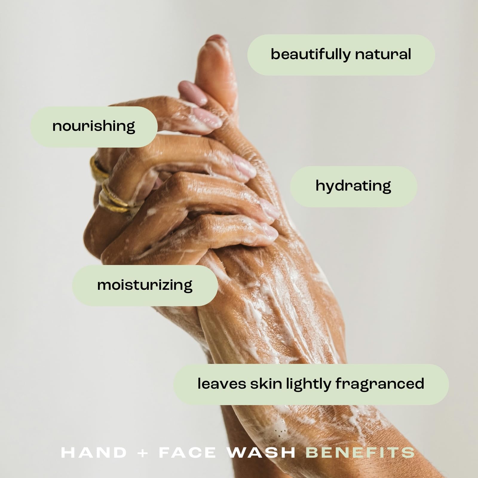 Natural Inspirations Eucalyptus Rosemary Mint Moisturizing Hand + Face Wash 12 oz | Sulfate-Free