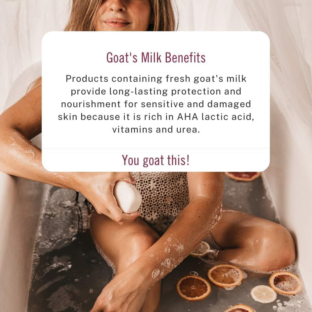Nature by Canus Goat Milk Bar Soap – Fragrance Free, 5 oz (141 g) with Fresh Goat Milk