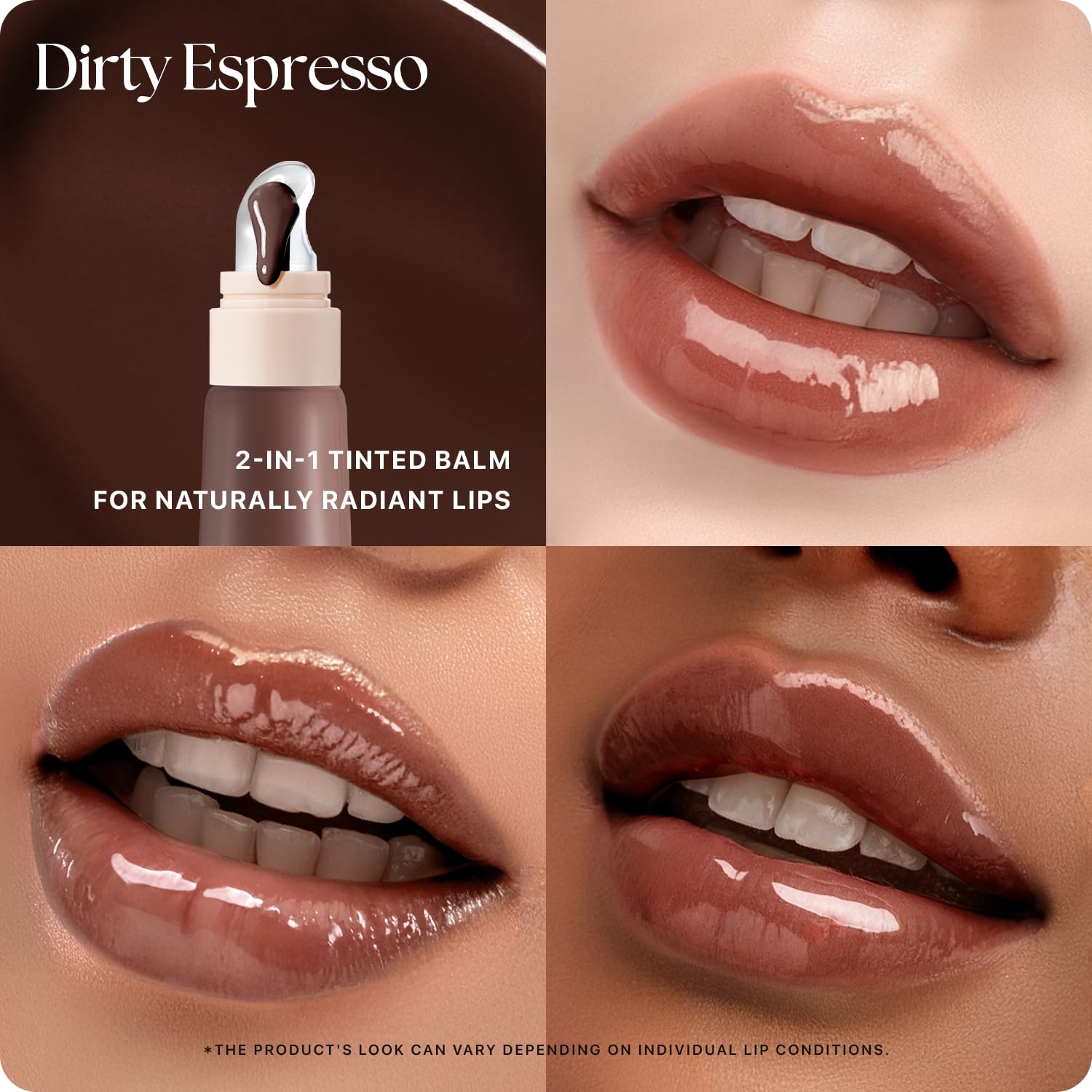 Nature Republic Honey Melting Lip Butter Balm – Hydrating Tinted Lip Balm in Dirty Espresso