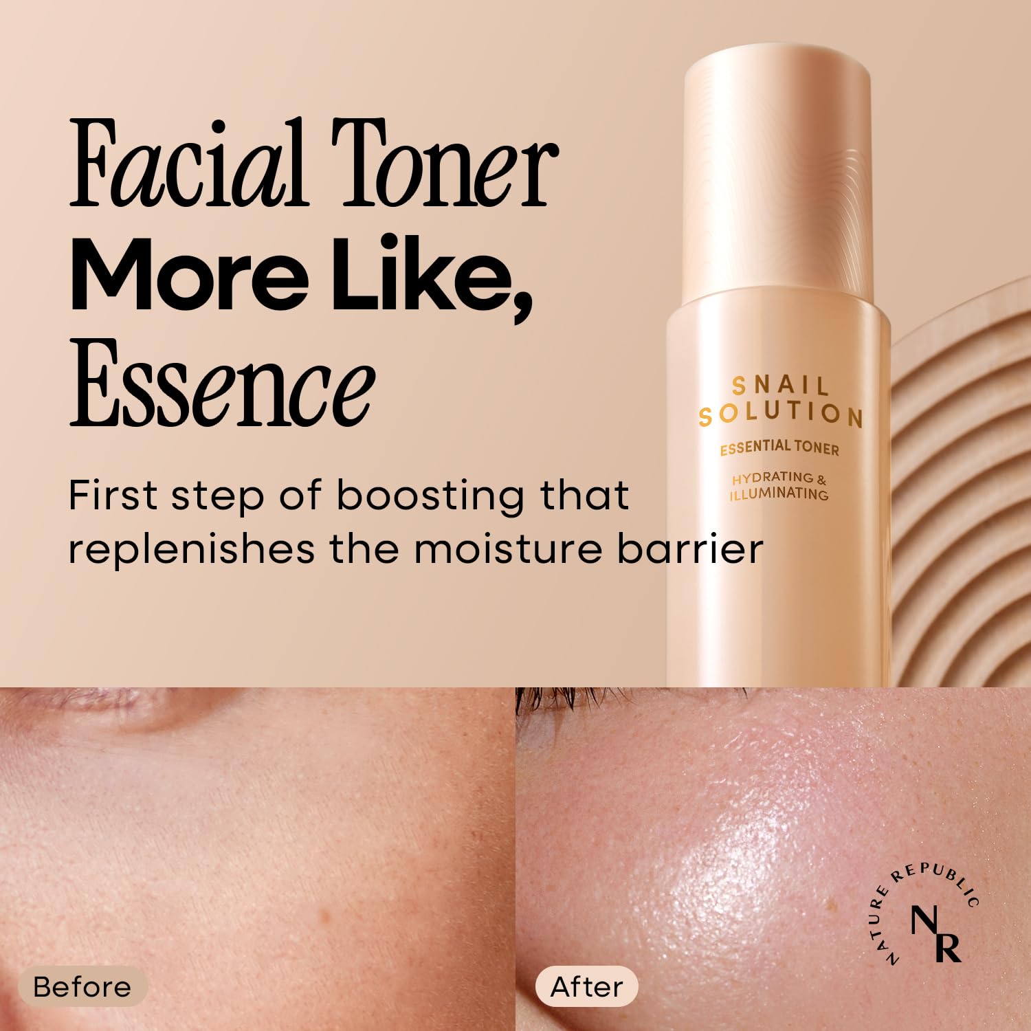 Nature Republic Snail Mucin Toner – Hydrating Niacinamide Repair Toner (130mL)