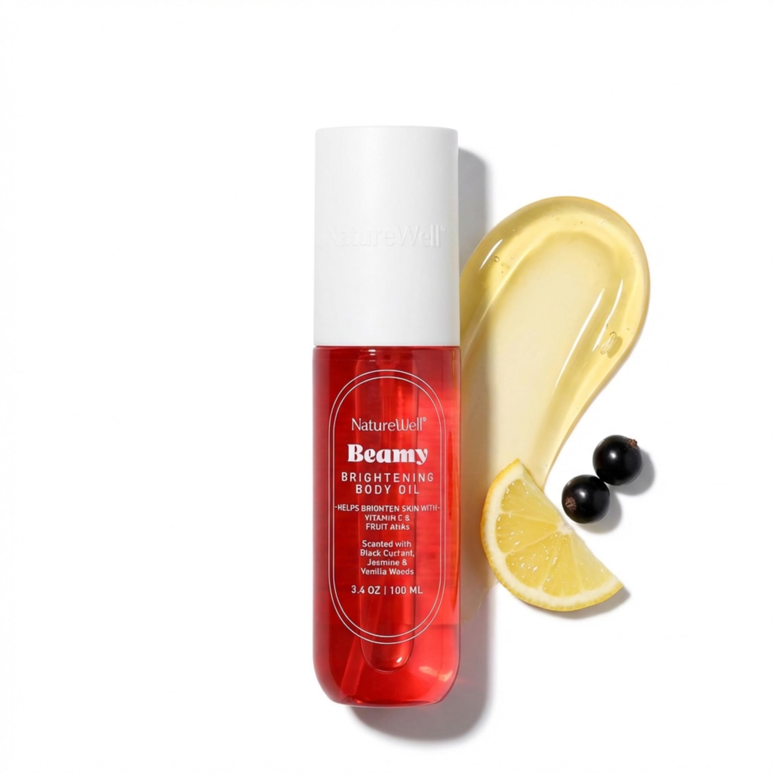 NATURE WELL Beamy Brightening Body Oil – Fast-Absorbing Hydration