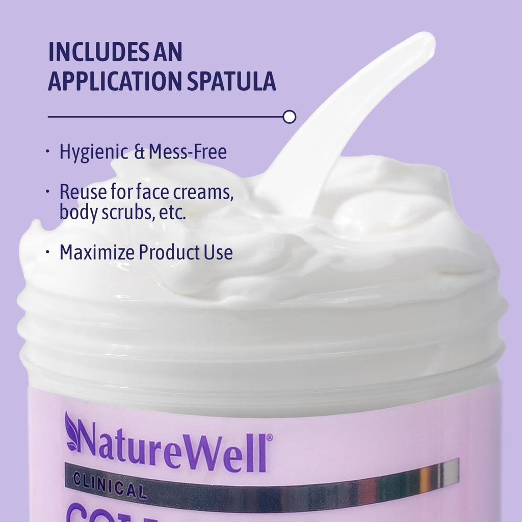Nature Well Clinical Collagen Peptide Intense Moisture Cream – 10 oz for Face, Neck & Body