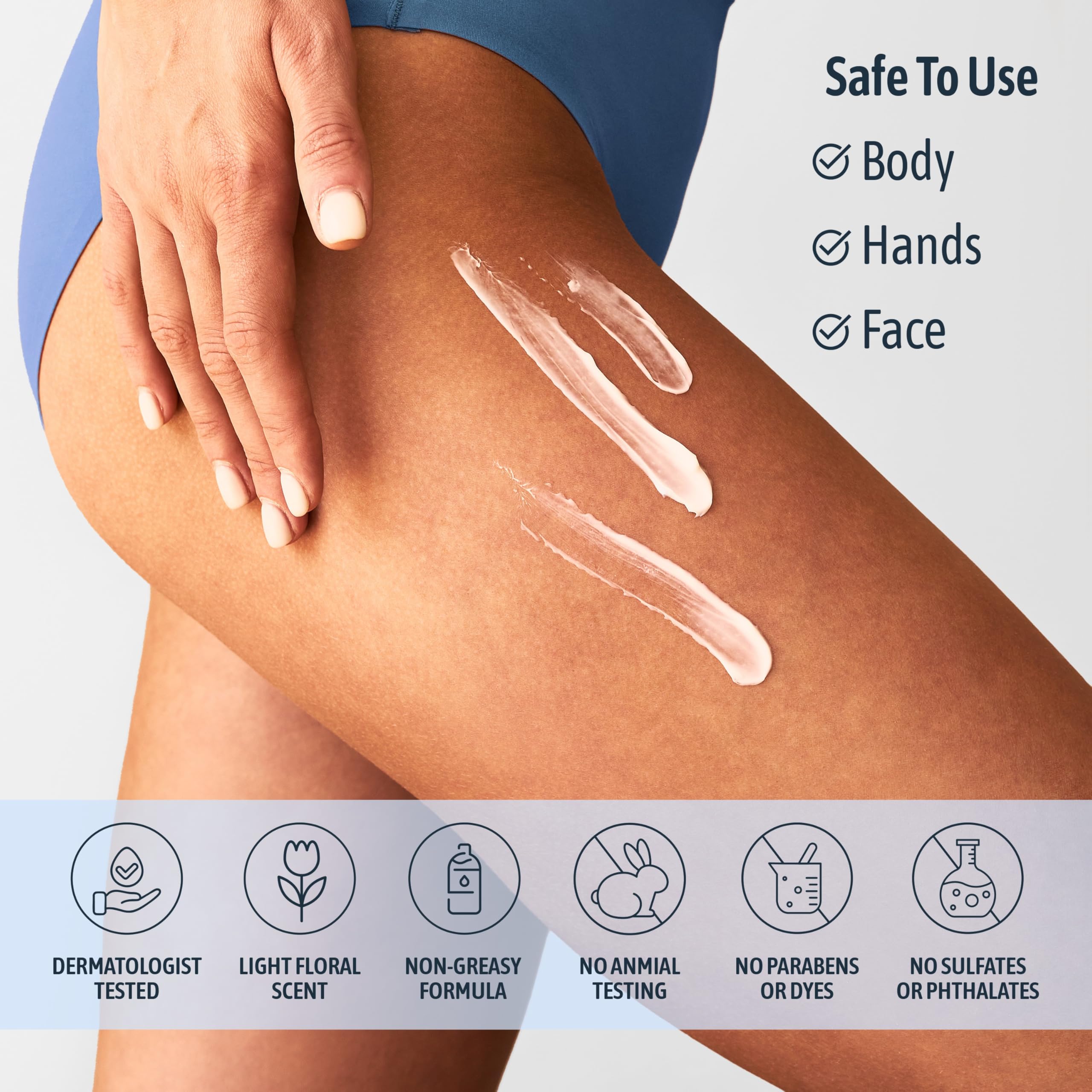 NATURE WELL Clinical Retinol Advanced Moisture Cream for Face, Body & Hands — 10 oz, Non-Greasy Hydration
