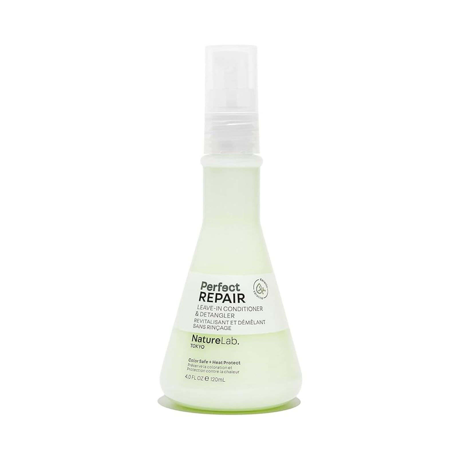 NatureLab.TOKYO Perfect Repair Leave-In Detangler – Heat Protection, Color Safe, 4 oz