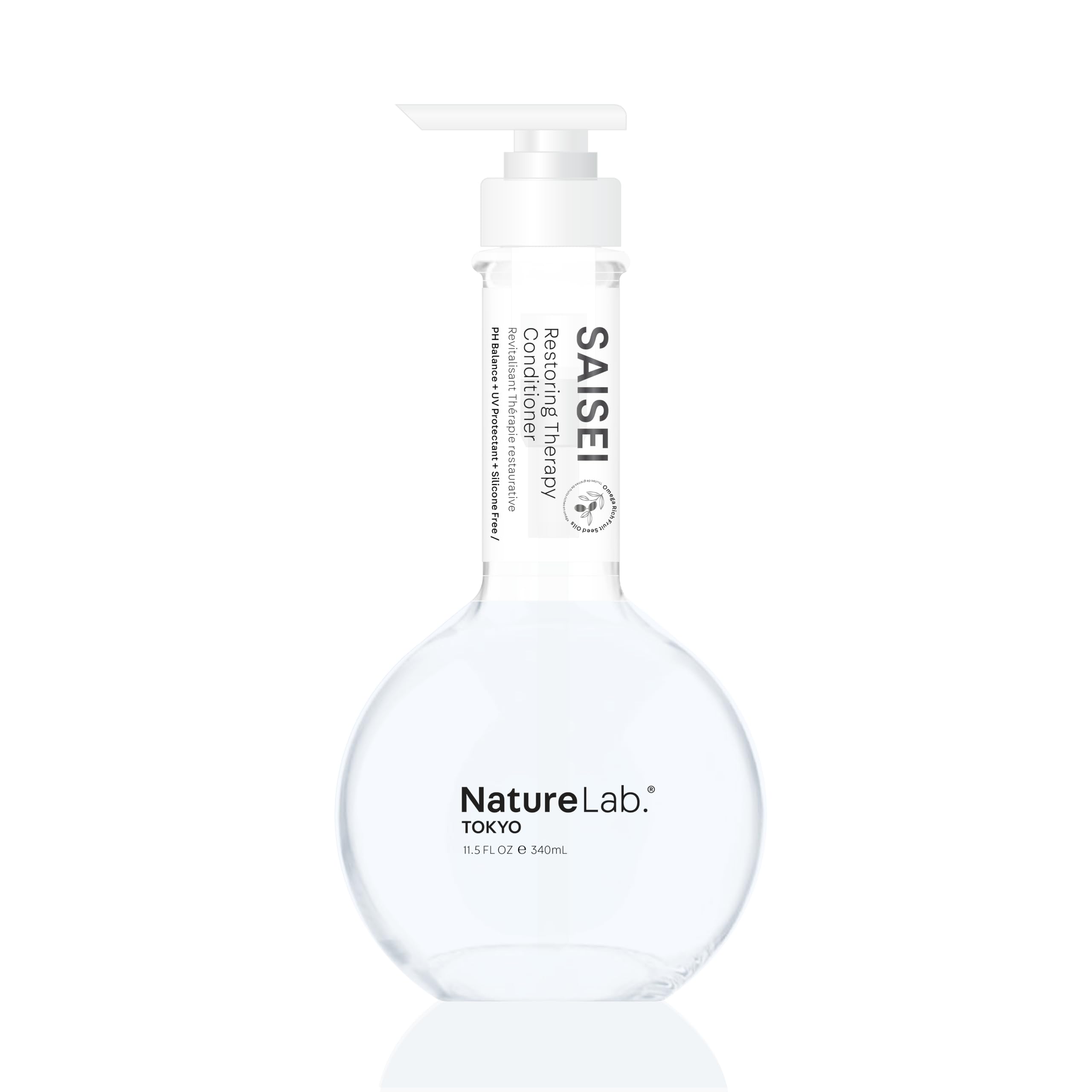 NatureLab.TOKYO SaiSei Restoring Therapy Conditioner — Lightweight, Silicone-Free Nourishment 11.5 oz