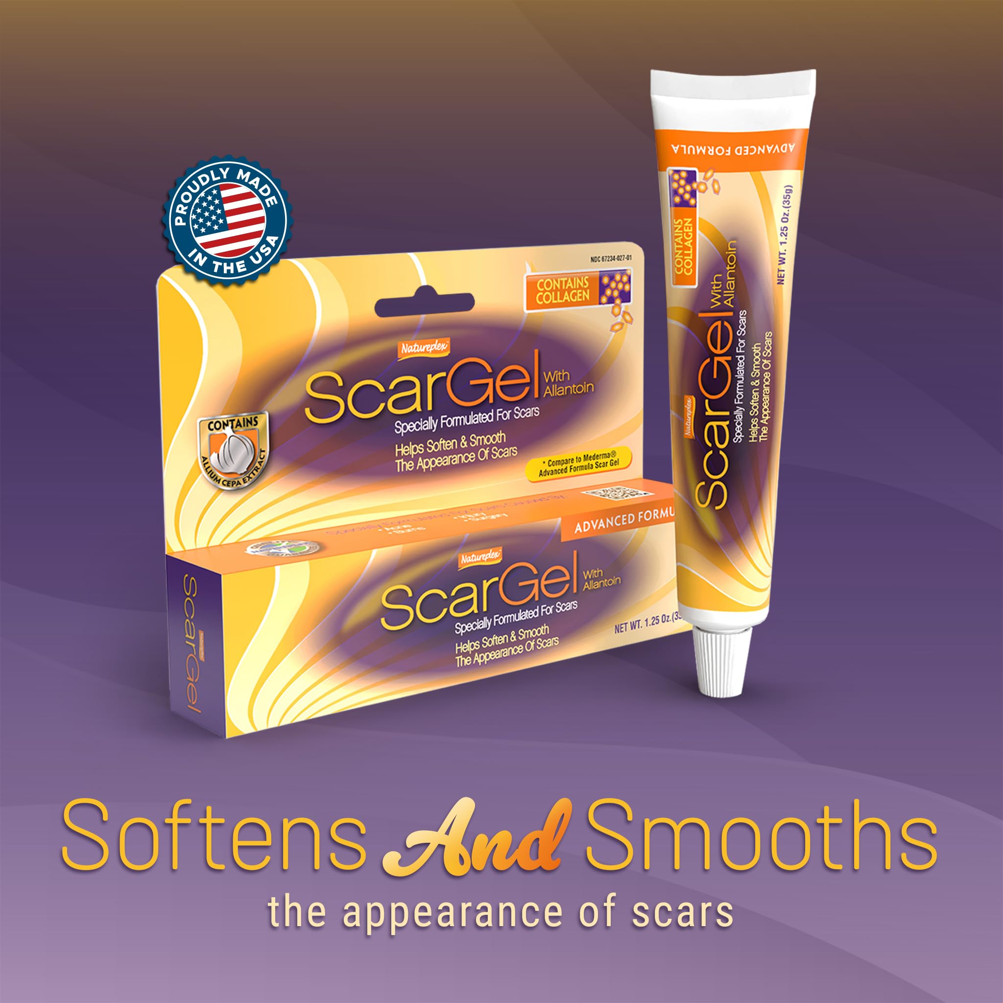 Natureplex Scar Gel 1.25 oz (6 Pack) – Clinically Proven Scar Treatment for Old & New Scars