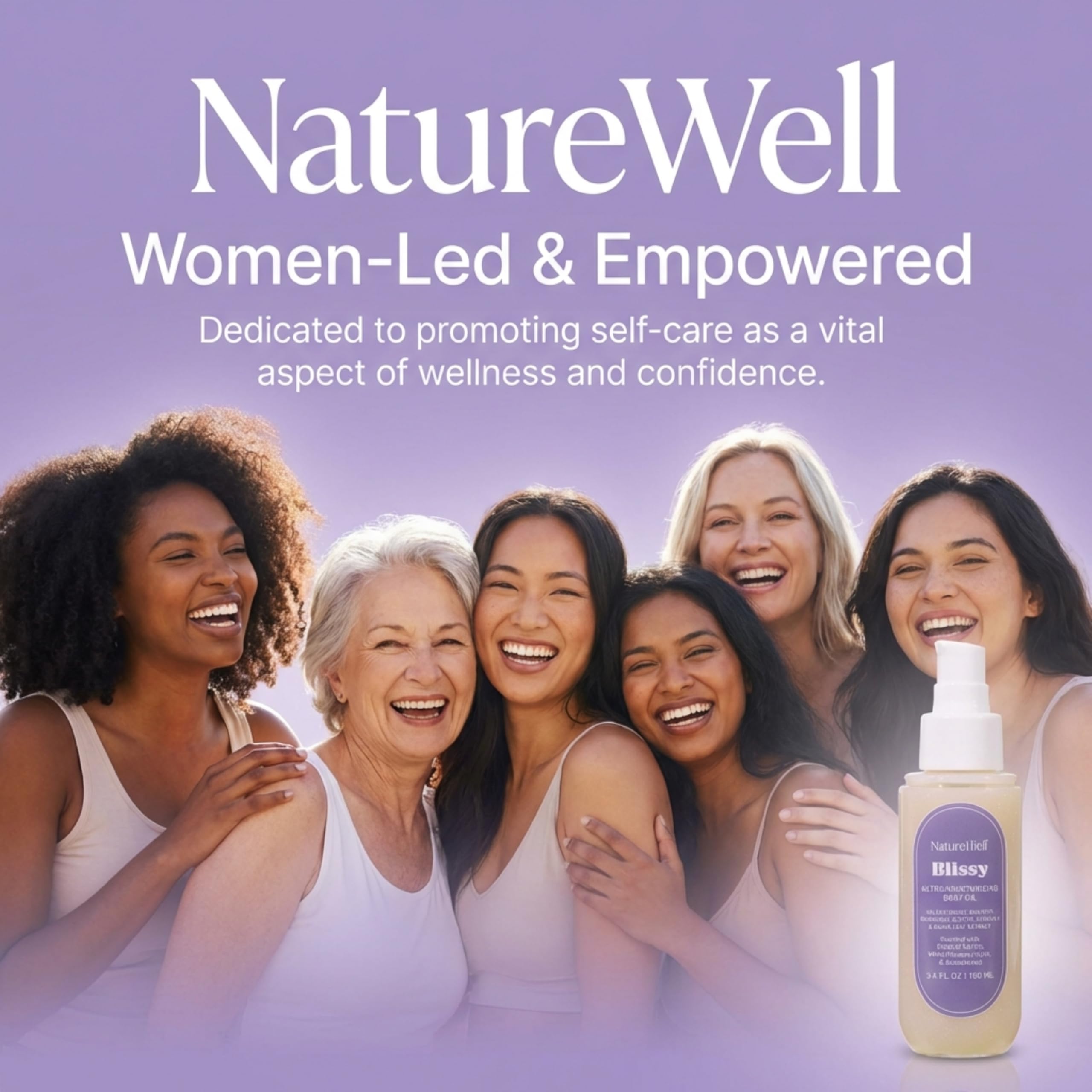 NATURE WELL Illuminating Shimmer Body Oil — Lightweight Hydration with Vanilla & Sandalwood