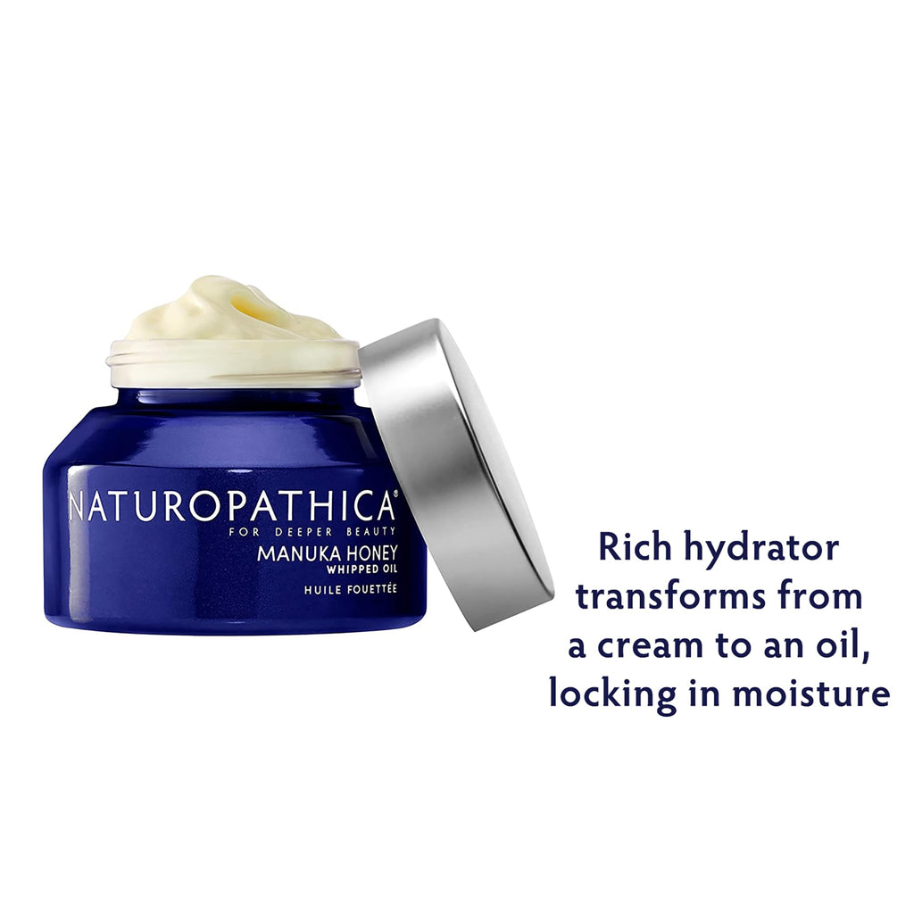 Naturopathica Manuka Honey Whipped Oil | Hydrating Cream-to-Oil Face Moisturizer 1.69 fl oz