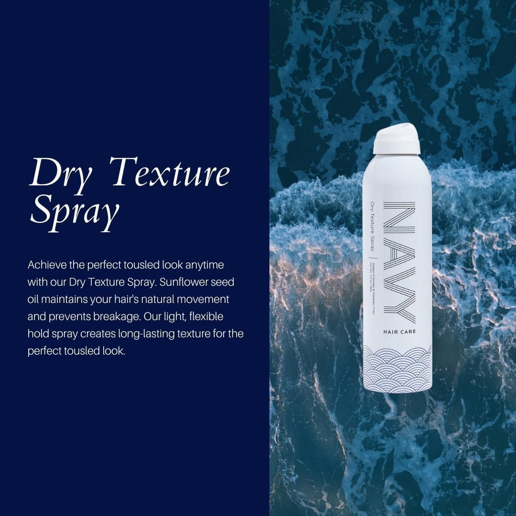 NAVY HAIR CARE Dry Texture Spray — Volumizing & Lightweight (7 oz x 2)