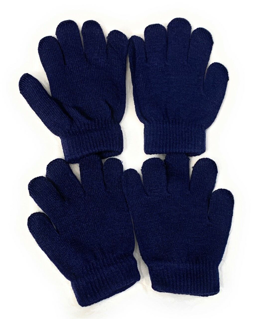 2 x Pair Set Multipack School Uniform Gloves for Kids Childrens