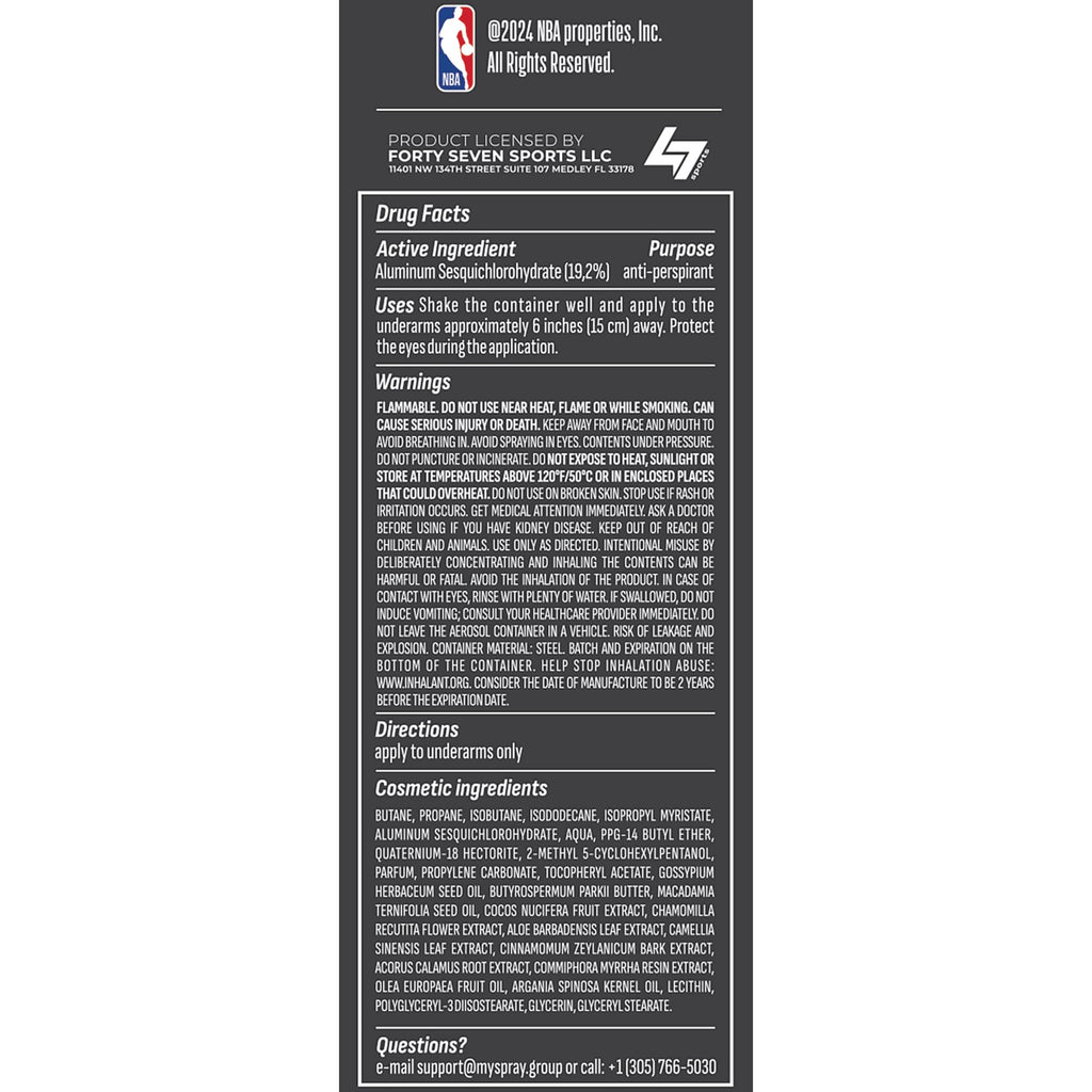 Chicago Bulls Deodorant Gift Set | NBA 4-Scent Antiperspirant Bundle (72h Protection)