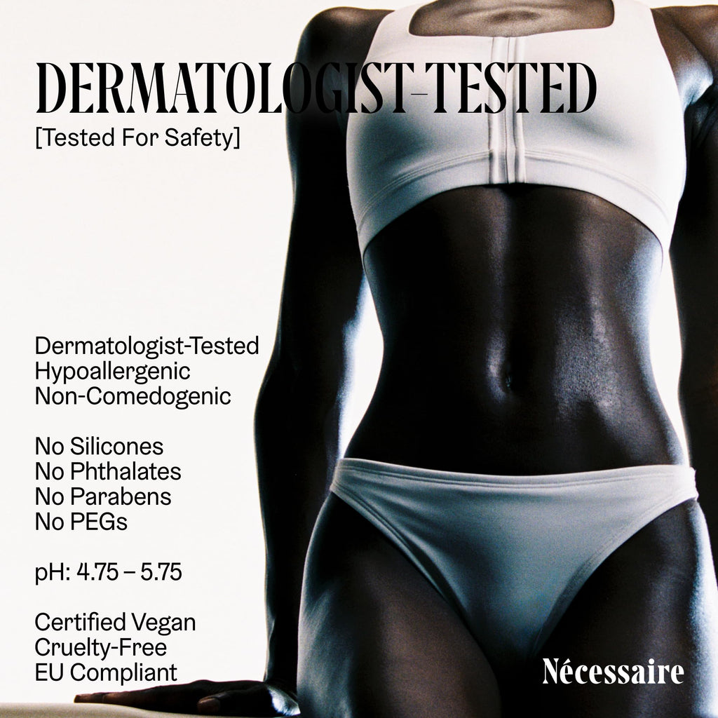 Nécessaire Hinoki Body Lotion – Multi-Peptide Moisturizer with 2.5% Niacinamide | Dermatologist-Tested, Vegan, Hypoallergenic, 15.2oz