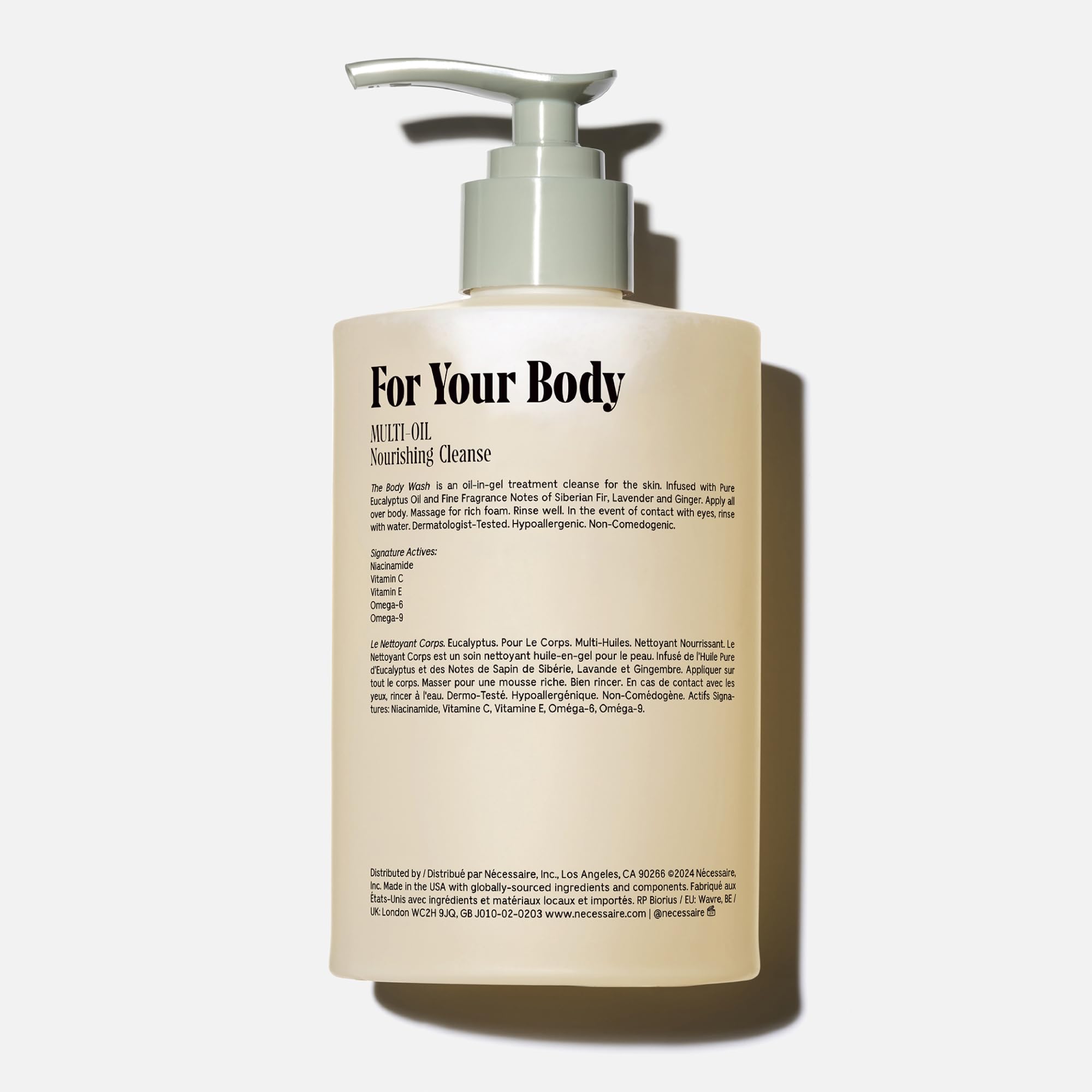 Nécessaire The Body Wash Eucalyptus — Multi-Oil Shower Gel for Sensitive Skin (500 ml)