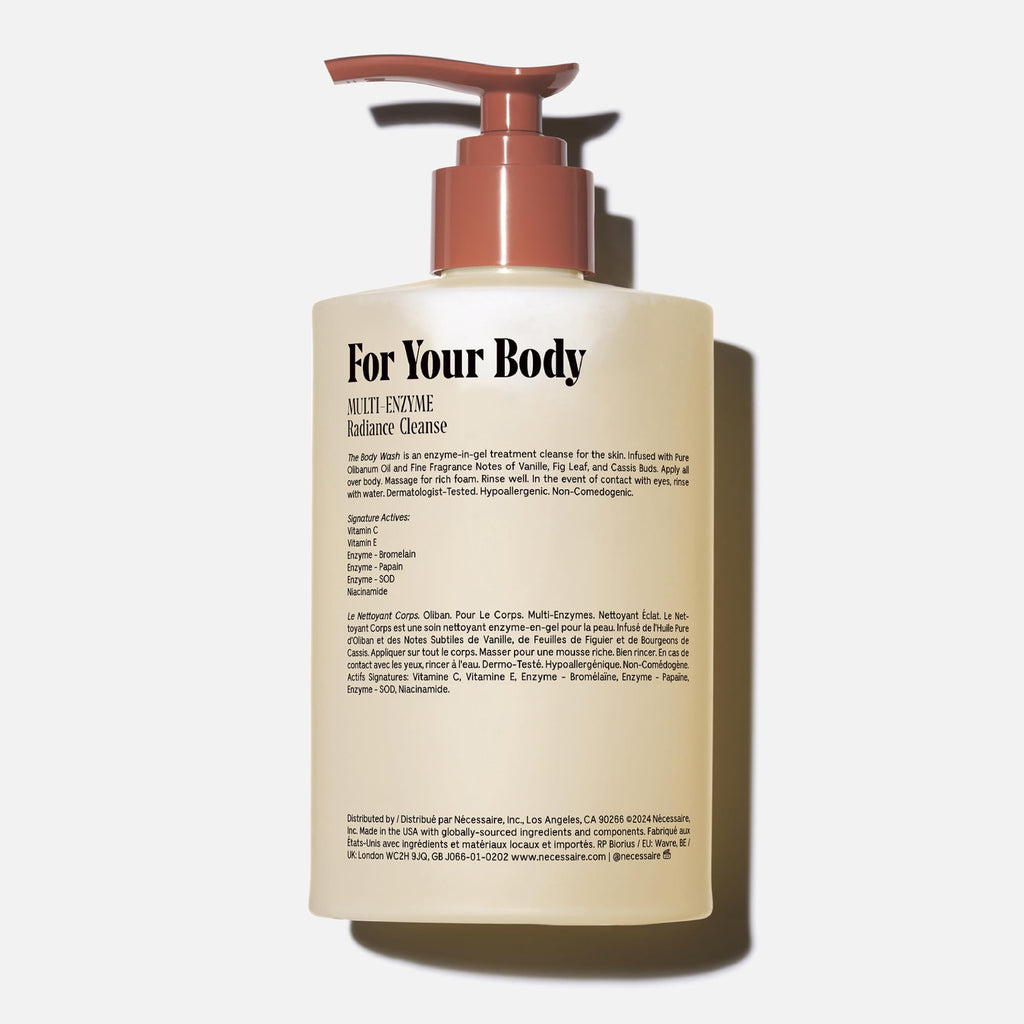 Nécessaire The Body Wash Olibanum – Multi-Oil Shower Gel with Niacinamide, 500ml