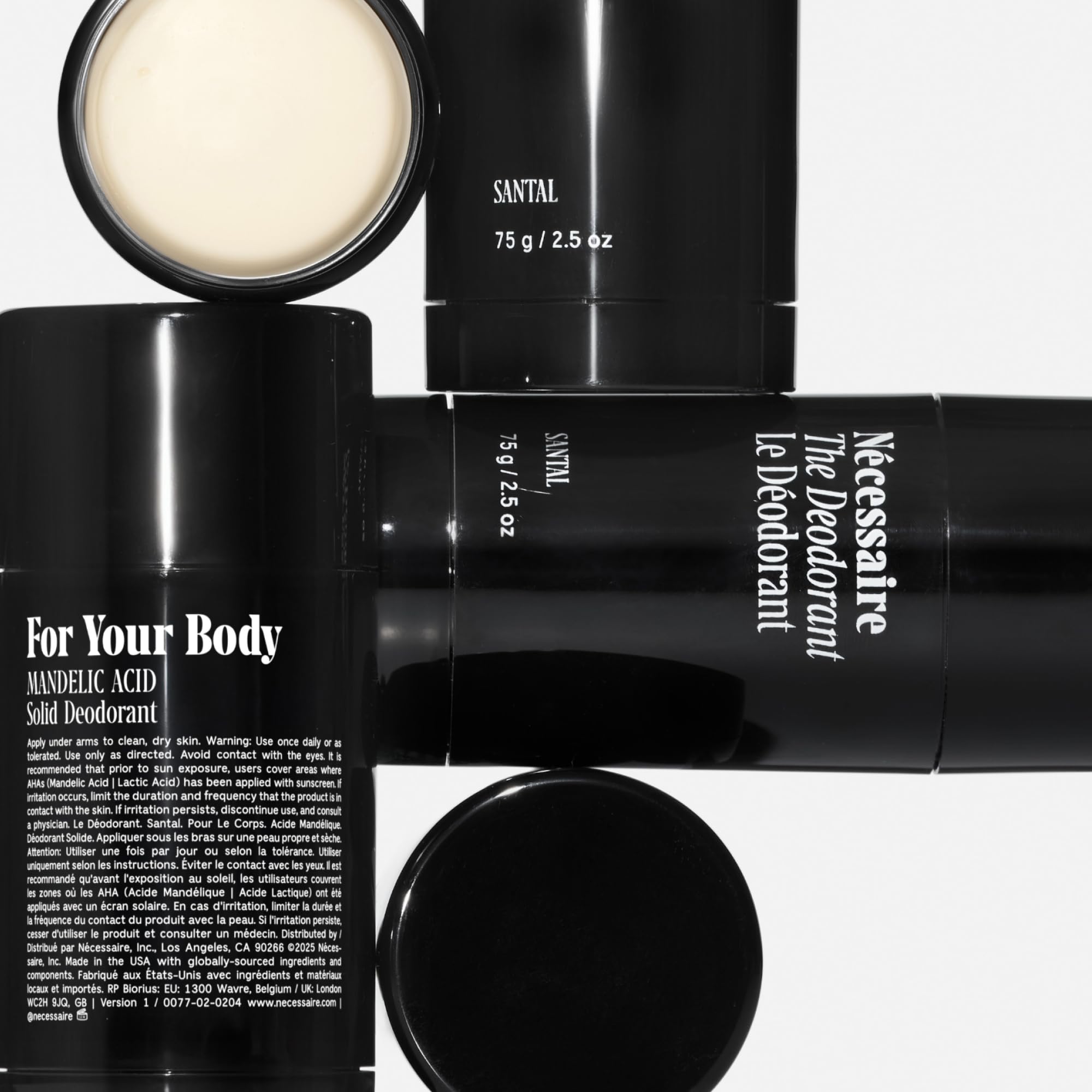 Nécessaire The Deodorant Santal – Aluminum-Free Deodorant with Mandelic Acid