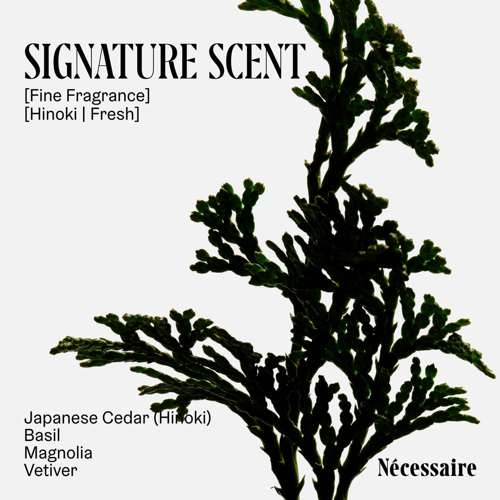 Nécessaire Hinoki Body Lotion – Multi-Peptide Moisturizer with 2.5% Niacinamide | Dermatologist-Tested, Vegan, Hypoallergenic, 15.2oz