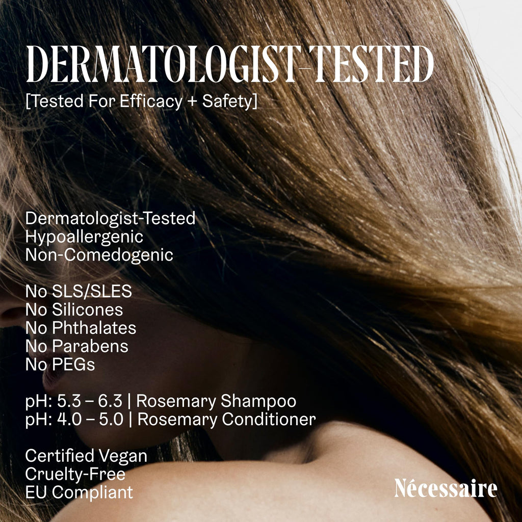 Nécessaire Rosemary Hair Duo – Strengthening Shampoo & Conditioner for Thinning Hair | Sulfate-Free, Color-Safe 500 ml