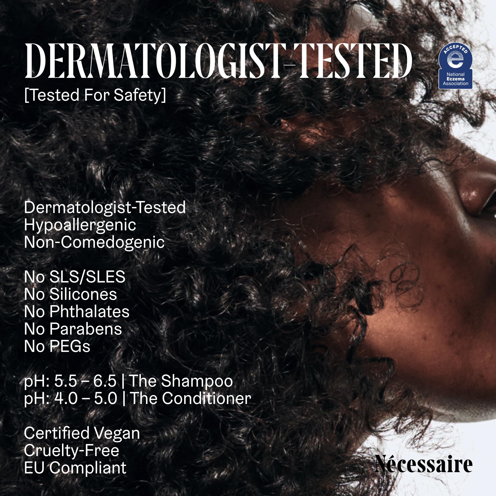 Nécessaire The Hair Duo — Fragrance-Free Shampoo + Conditioner with Hyaluronic Acid