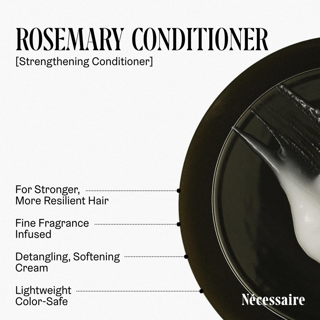 Nécessaire Rosemary Hair Duo – Strengthening Shampoo & Conditioner for Thinning Hair | Sulfate-Free, Color-Safe 500 ml