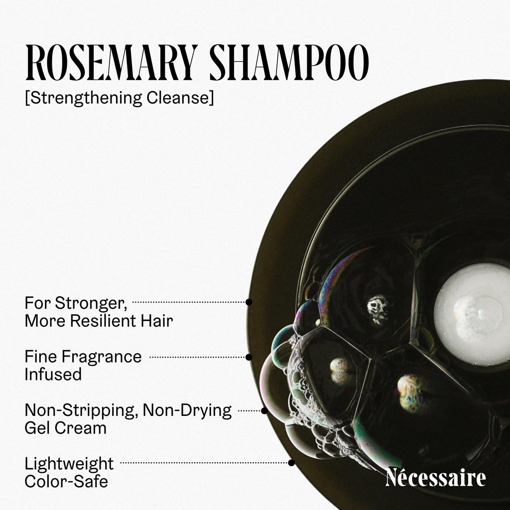Nécessaire Rosemary Hair Duo | Strengthening Shampoo & Conditioner for Thinning Hair