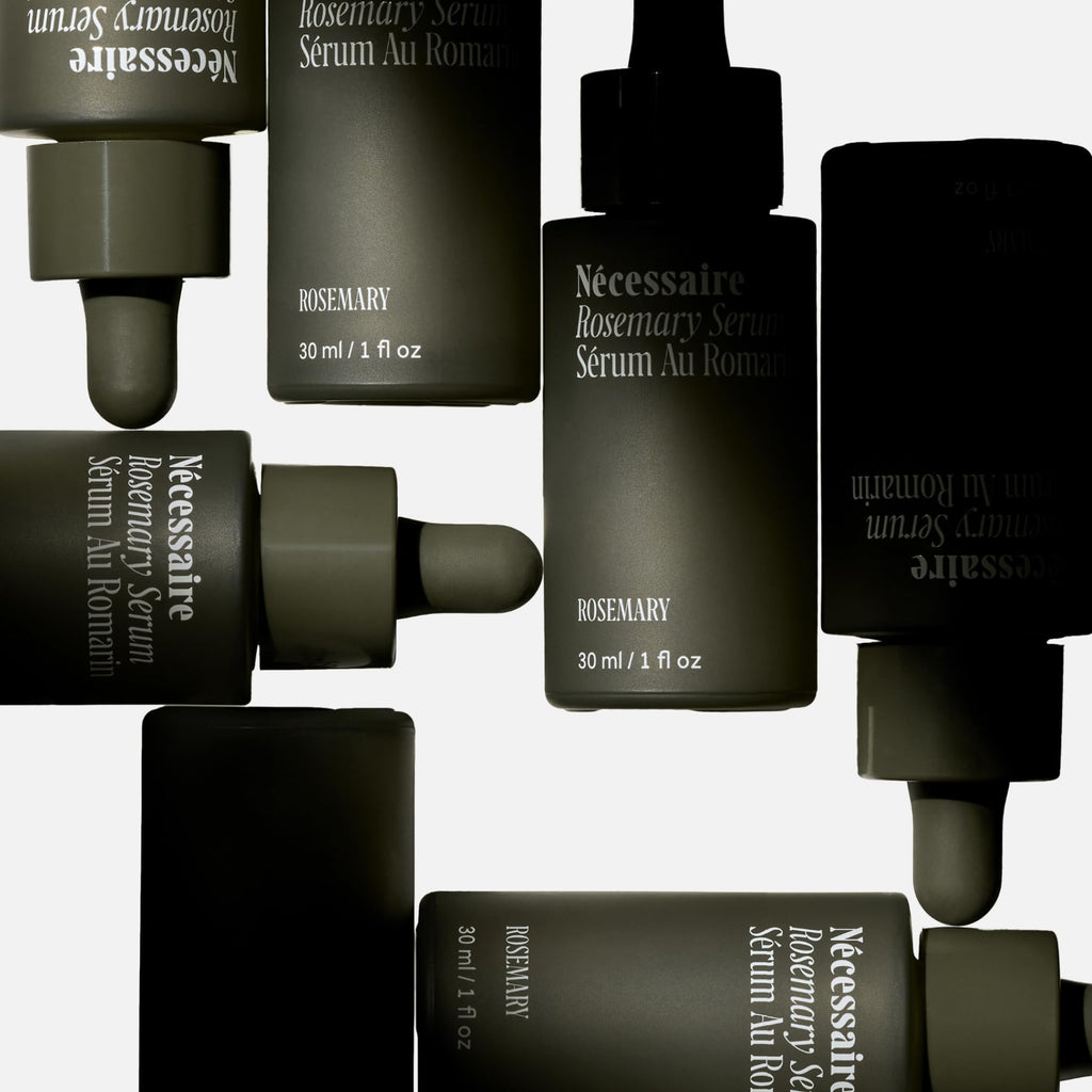 Nécessaire Rosemary Serum - Denser, Fuller Hair with 70% Rosemary Water + 5% Capixyl | 1 fl oz | Vegan