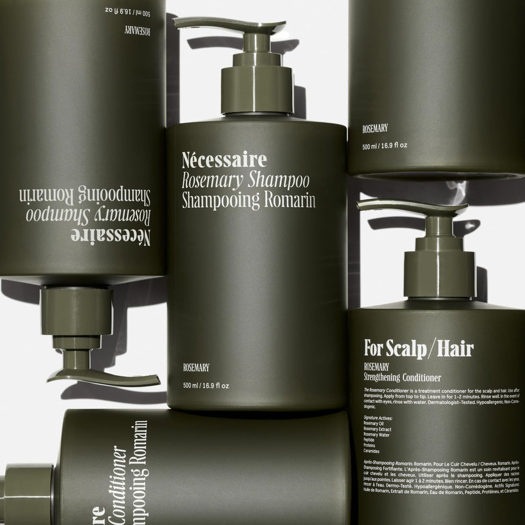 Nécessaire Rosemary Hair Duo – Strengthening Shampoo & Conditioner for Thinning Hair | Sulfate-Free, Color-Safe 500 ml