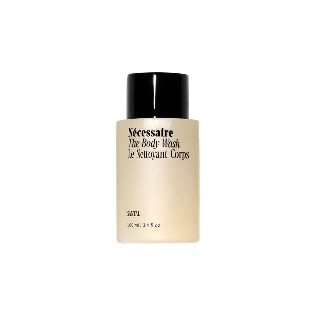 Nécessaire The Body Wash Santal – Natural Shower Gel with Epsom Salt & Minerals (3.4 oz)