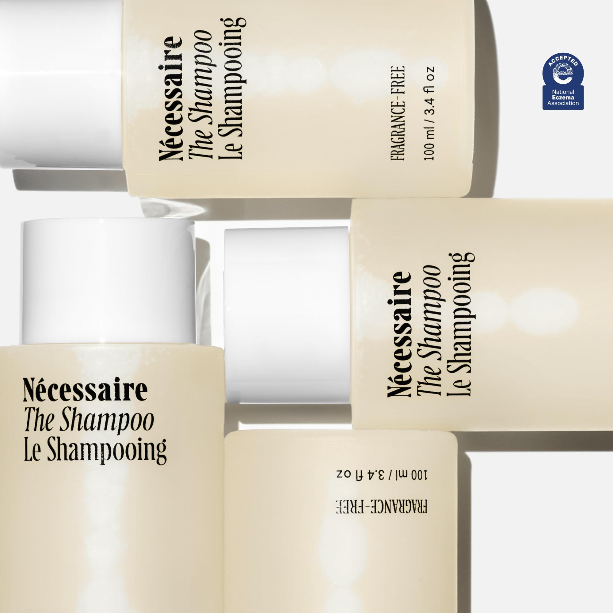 Nécessaire The Shampoo Mini — Hyaluronic Acid + Vitamin B Complex, Travel Size 3.4 fl oz