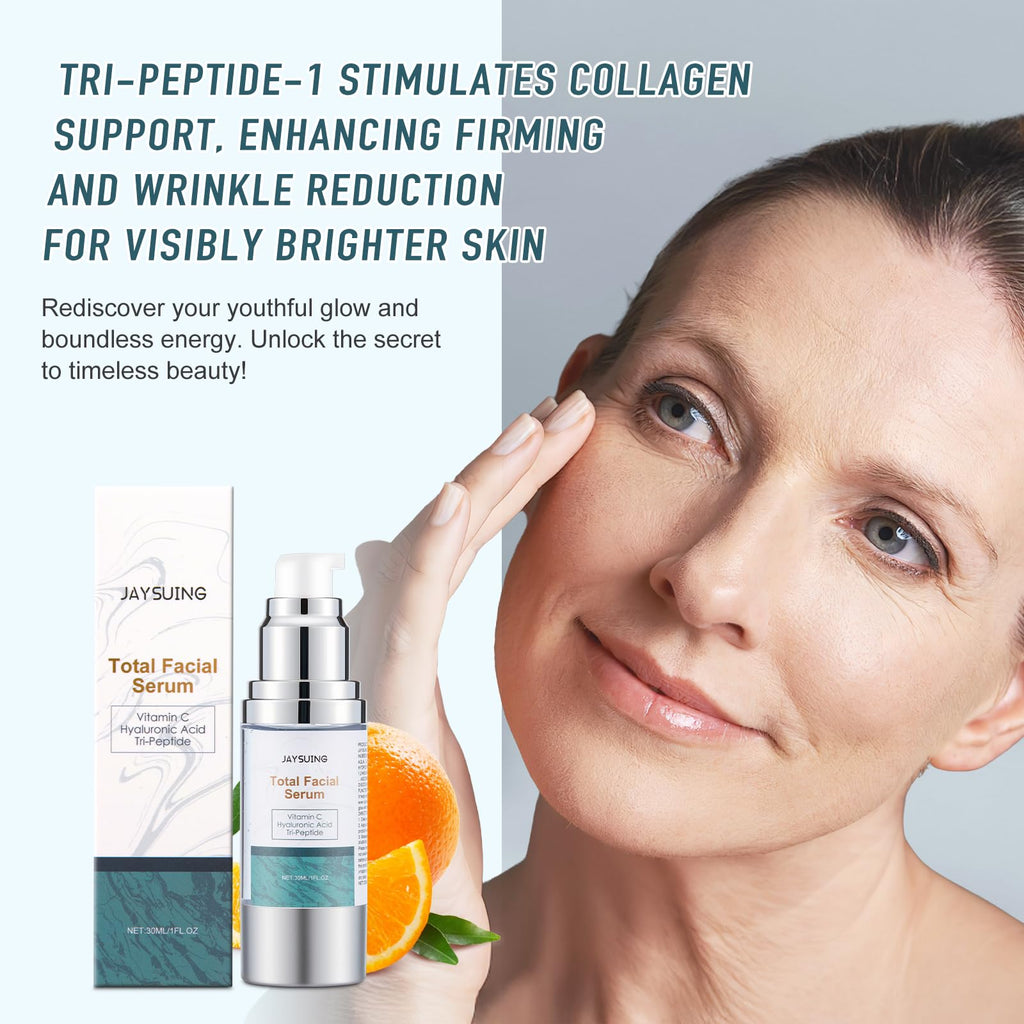 NEIOM Vitamin C Serum with Hyaluronic Acid & Peptides – Pack of 2 | Brightening & Hydration