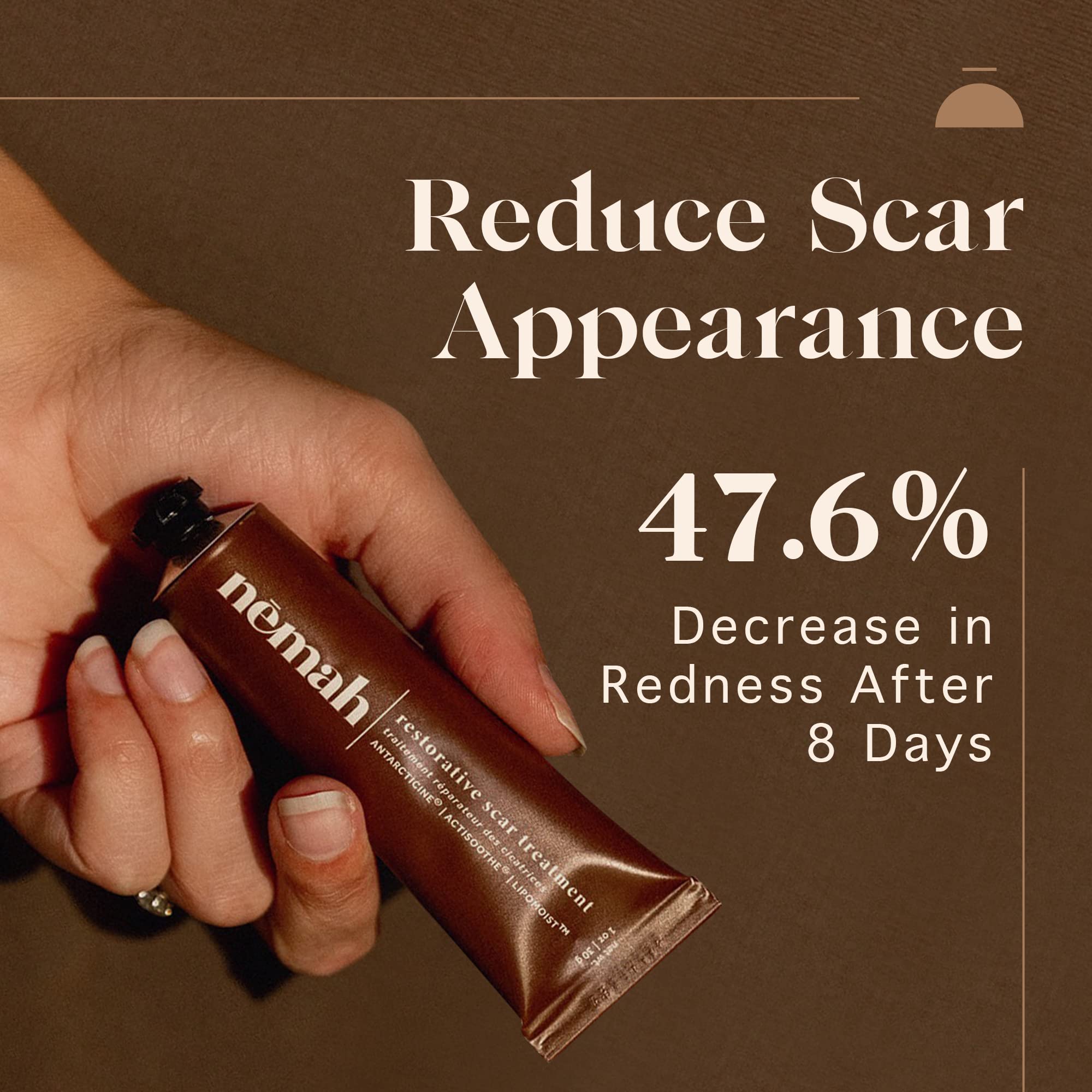 Nemah Restorative Scar Treatment - C-Section Recovery, Postpartum Scar Care - Vegan & Cruelty-Free - 1 oz