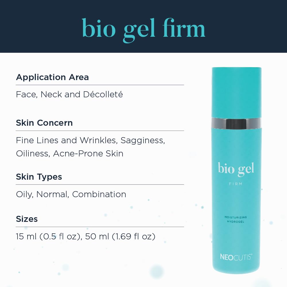 NEOCUTIS Bio Gel Firm – Oil-Free Hydration for Oily/Acne-Prone Skin (50 mL)