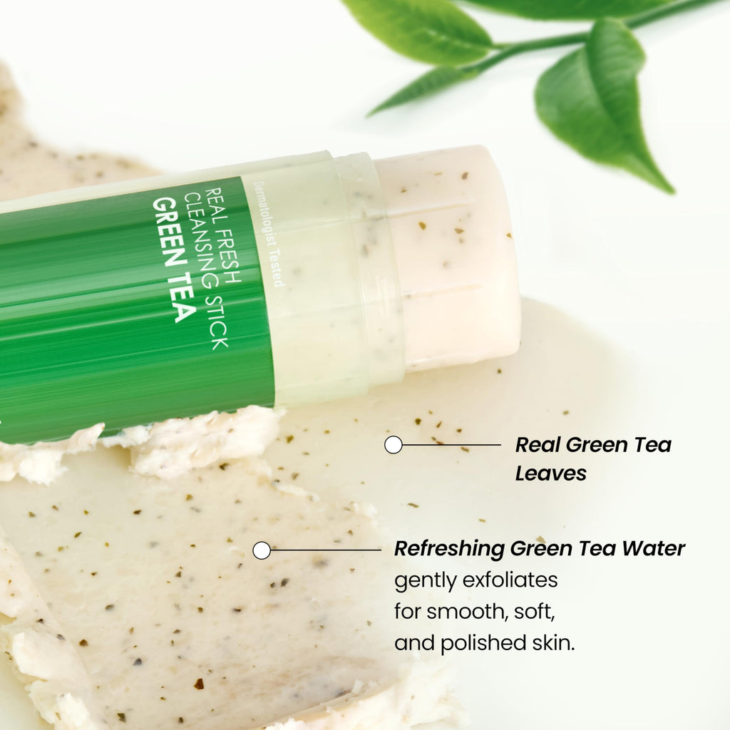 DERMALOGY by NEOGENLAB Cleansing Stick with Green Tea Leaves – Hydrating Travel Size