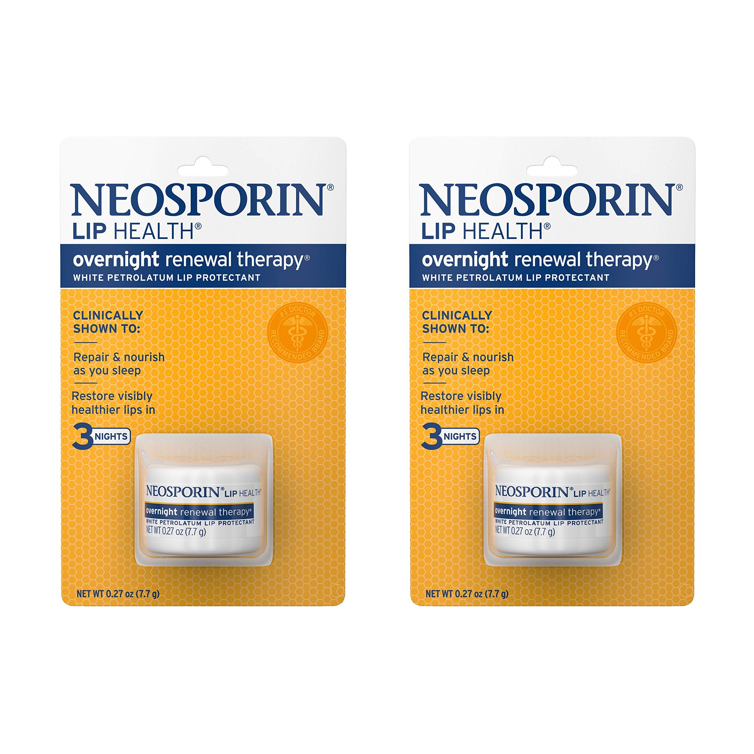 Neosporin Lip Health Overnight Renewal Therapy Lip Protectant – 0.27oz (2-Pack)