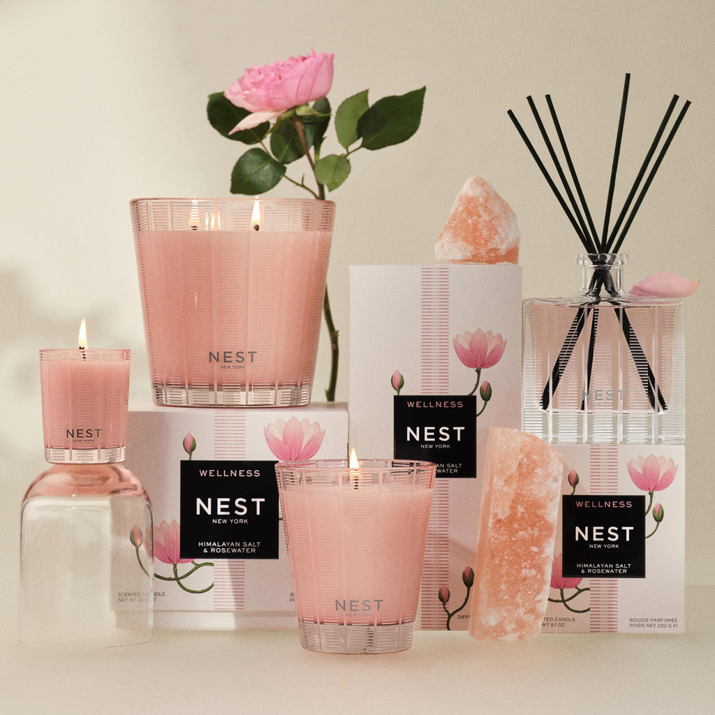 NEST New York Liquid Soap Himalayan Salt & Rosewater – 10 fl oz | Cleanse & Nourish
