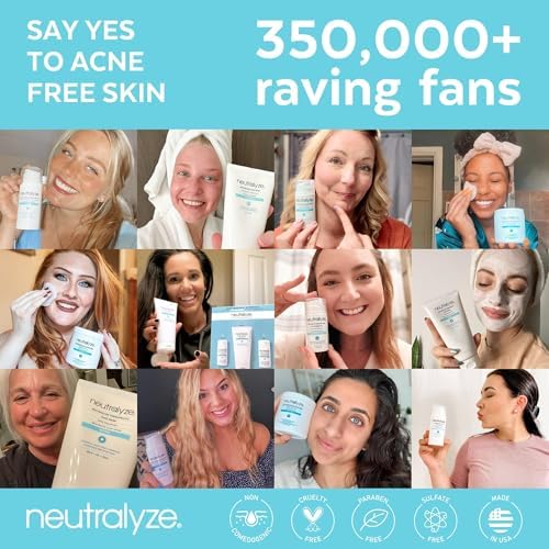 Neutralyze Renewal Complex Acne Moisturizer — Maximum Strength 2% Mandelic + 2% Salicylic, Time-Release