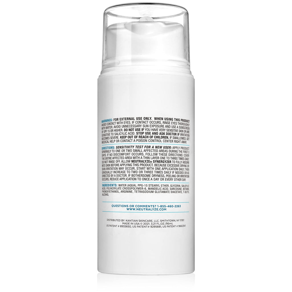 Neutralyze Renewal Complex Acne Moisturizer — Maximum Strength 2% Mandelic + 2% Salicylic, Time-Release