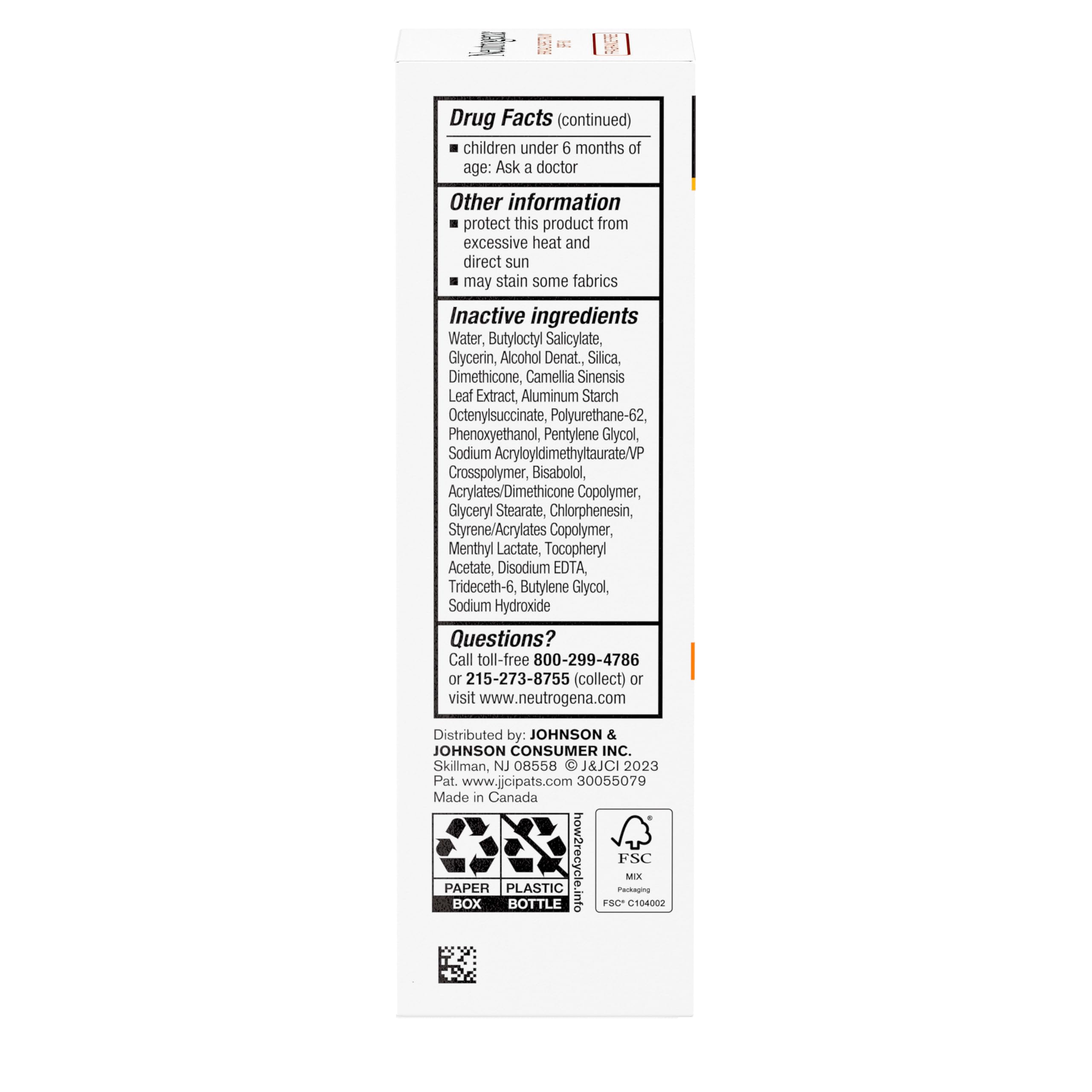 Neutrogena Clear Face Serum Sunscreen SPF 60 – Fragrance-Free, Non-Comedogenic, Water-Resistant 1.7 oz