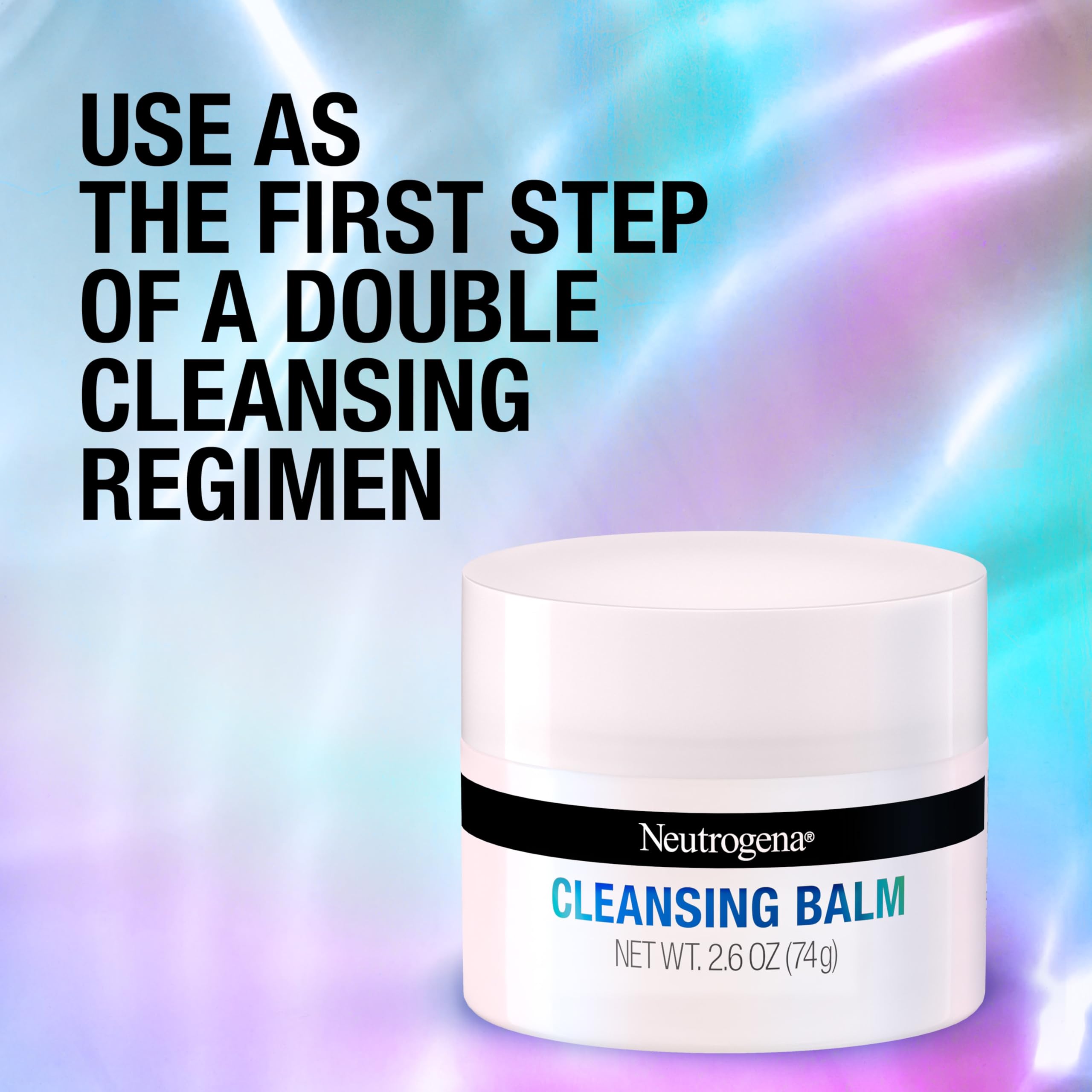 Neutrogena Makeup Melting Cleansing Balm — Fragrance-Free, 2.6 oz | Melt Dirt, Oil, and Waterproof Makeup