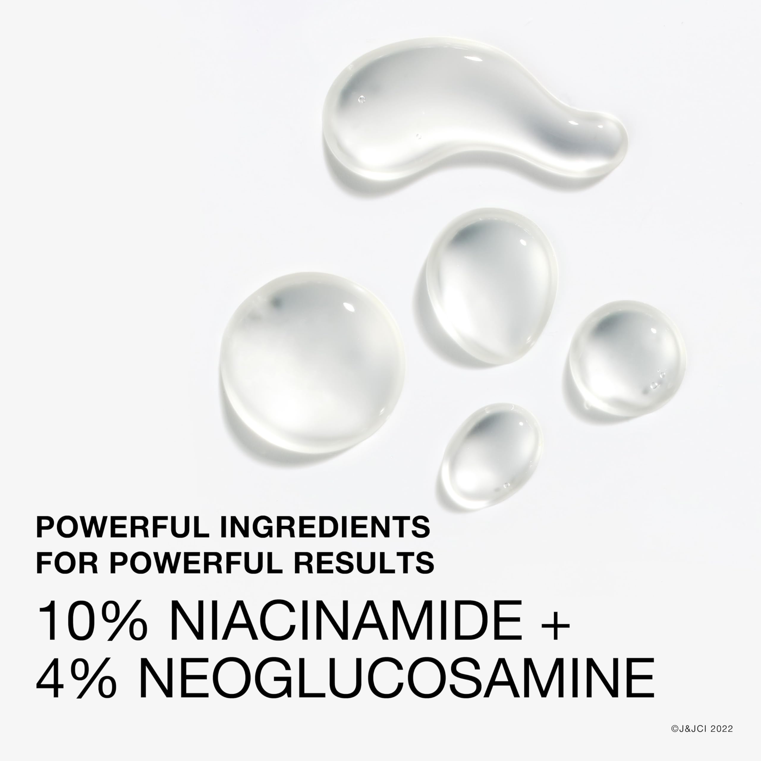 Neutrogena Stubborn Texture Resurfacing Serum – 10% Niacinamide & 4% Neoglucosamine, Fragrance-Free, 1 oz