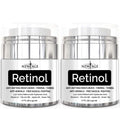 NEW AGE Retinol Cream Neck Facial Moisturizer Serum with Hyaluronic Acid – 2 Pack