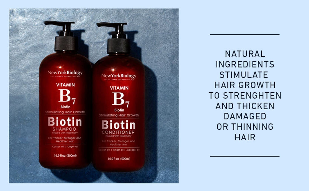 New York Biology Biotin Conditioner – Hair Growth & Thickening, Anti-Dandruff, 16.9 fl oz