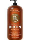 New York Biology Biotin Shampoo – Growth & Thinning Hair, Thickening Formula, Anti-Dandruff, 16.9 oz
