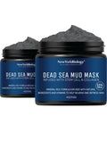 New York Biology Dead Sea Mud Mask – Face & Body, Stem Cell & Collagen, Pore Refiner | 4 oz Pack of 2