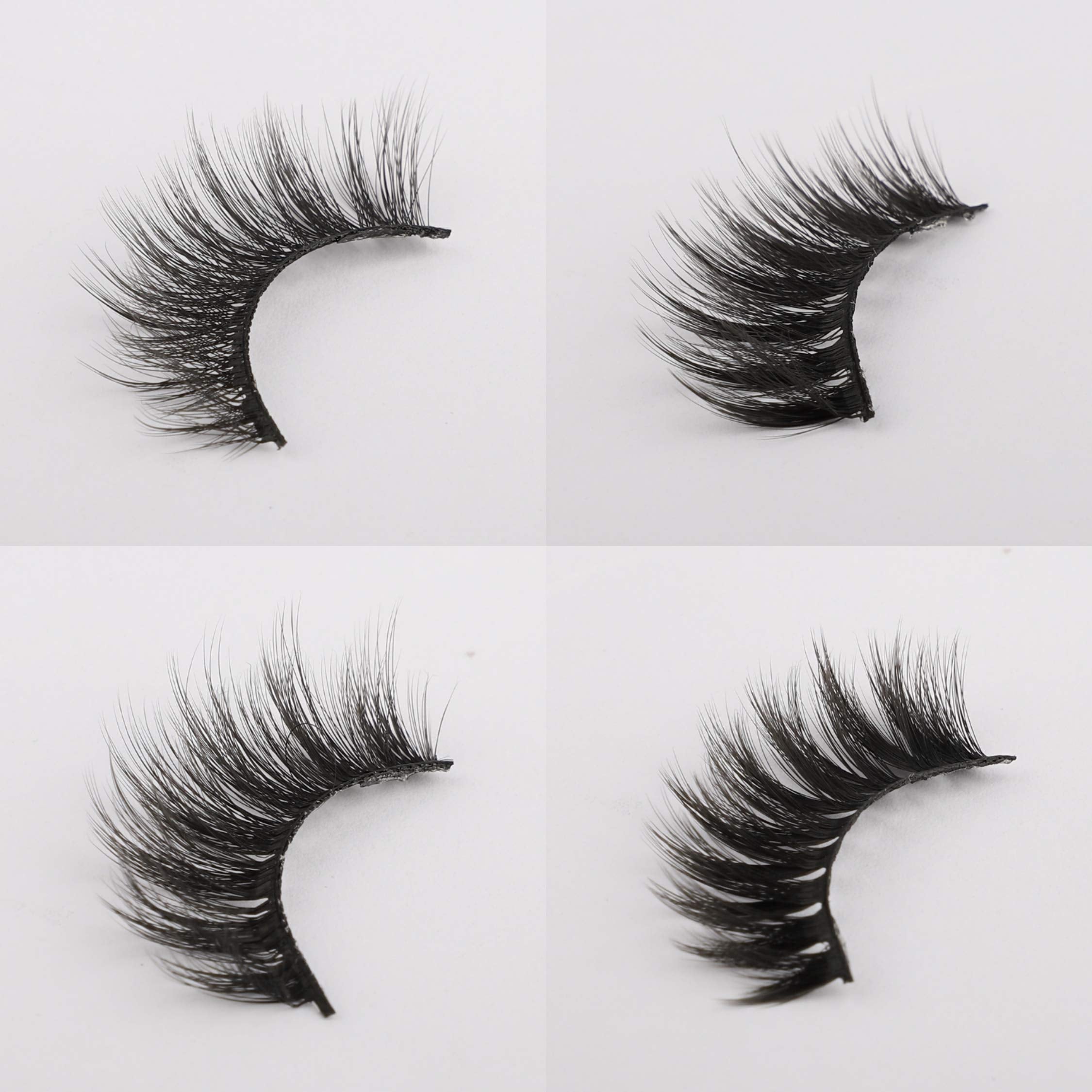 Newcally Faux Mink Lashes Pack – 20 Pairs Dramatic Long Wispy False Eyelashes Wholesale