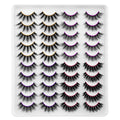 Newcally Faux Mink Lashes Pack – 20 Pairs Dramatic Long Wispy False Eyelashes Wholesale