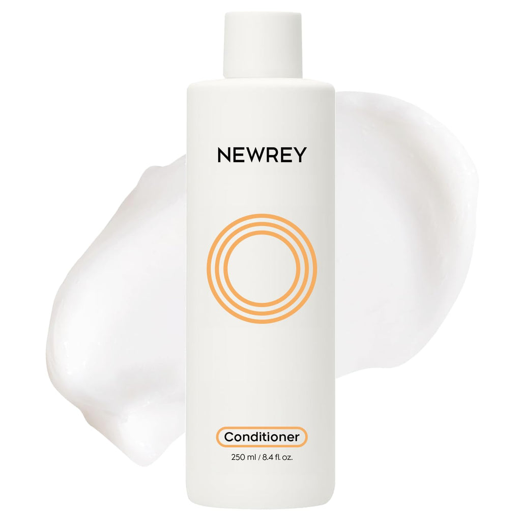 NEWREY Hydrating Conditioner for Dry, Damaged Hair - 8.4oz | Moisture Repair with Hydrolyzed Keratin & Coconut Oil