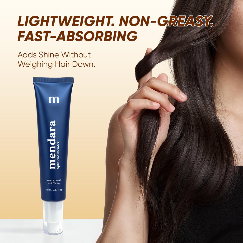NEWUREHO Split End Mender – Repair & Seal Ends, Reduce Breakage, Anti-Frizz Leave-In Serum (70ml)
