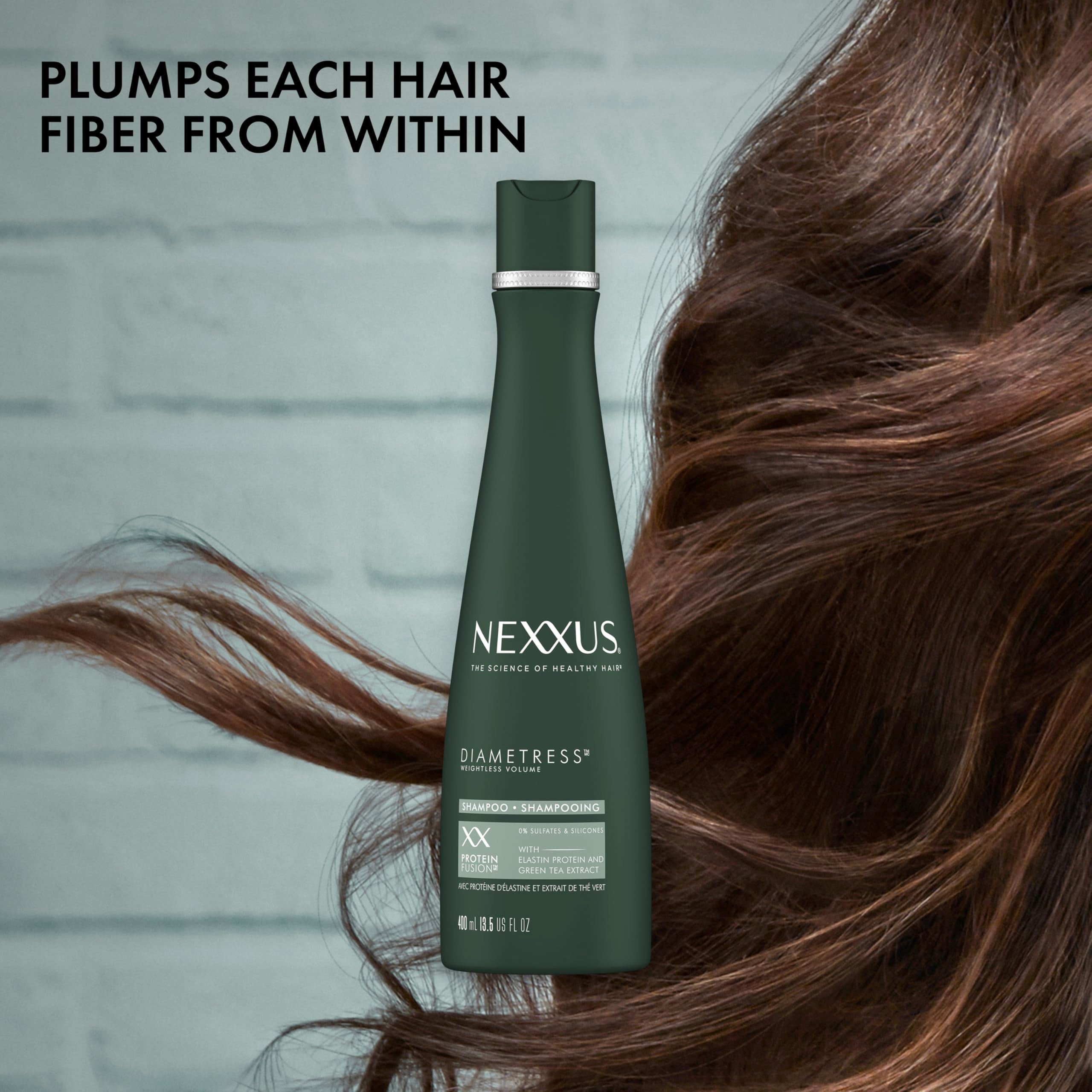 Nexxus Diametress Volume Shampoo for Fine Hair – 13.5 oz