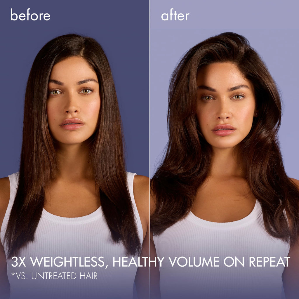 Nexxus HY-VOLUME Cloud Foam - Weightless Lift for Flat Hair, 48h Volume, Collagen + Hyaluronic Acid, 5.5 fl oz