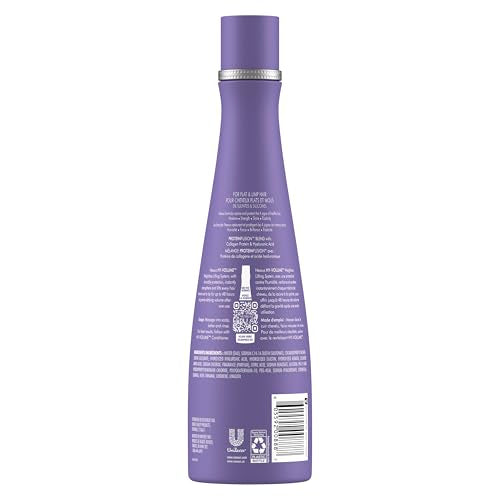 Nexxus HY-VOLUME Weightless Lift Shampoo – 48H Volume, Collagen & Hyaluronic Acid, 13.5 fl oz